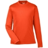 Custom Youth Zone Performance Long Sleeve T-Shirt Sport Orange