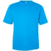 Custom Mens Zone Performance Mesh T-Shirt Electric Blue