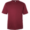 Custom Mens Zone Performance Mesh T-Shirt Sport Maroon