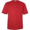 Custom Mens Zone Performance Mesh T-Shirt Sport Scarlet Red