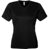 Custom Womens Zone Performance Mesh T-Shirt Black
