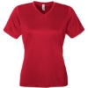 Custom Womens Zone Performance Mesh T-Shirt Sport Red
