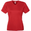 Custom Womens Zone Performance Mesh T-Shirt Sport Scarlet Red