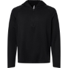 Custom Mens Qualify Quarter-Zip Hooded Pullover Black