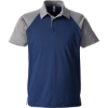 Custom Mens Command Snag-Protection Colorblock Polo Sport Dark Navy/ Sport Graphite
