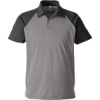 Custom Mens Command Snag-Protection Colorblock Polo Sport Graphite/ Black
