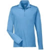 Custom Mens Zone Performance Quarter-Zip Pullover Sport Light Blue