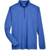 Custom Mens Zone Sonic Heather Performance Quarter-Zip Pullover Sport Royal Heather