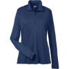 Custom Womens Zone Performance Quarter-Zip Pullover Sport Dark Navy