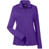 Custom Womens Zone Performance Quarter-Zip Pullover Sport Purple