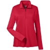 Custom Womens Zone Performance Quarter-Zip Pullover Sport Red