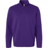 Custom Unisex Squad Cadet Quarter-Zip Tech Fleece Pullover Sport Purple