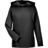 Custom Youth Zone Performance Hooded T-Shirt Black