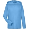 Custom Youth Zone Performance Hooded T-Shirt Sport Light Blue