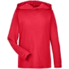 Custom Youth Zone Performance Hooded T-Shirt Sport Red