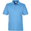 Custom Mens Zone Performance Polo Sport Light Blue