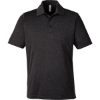 Custom Mens Zone Sonic Heather Performance Polo Black Heather