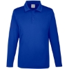 Custom Mens Zone Performance Long Sleeve Polo Sport Royal