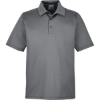 Custom Mens Tall Zone Performance Polo Sport Graphite