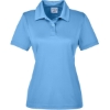 Custom Womens Zone Performance Polo Sport Light Blue