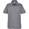 Custom Youth Zone Performance Polo Sport Graphite
