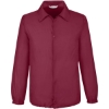 Custom Unisex Zone Protect Coaches Jacket Sport Maroon