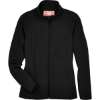 Custom Womens Leader Soft Shell Jacket Black