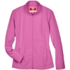 Custom Womens Leader Soft Shell Jacket Sport Charity Pink