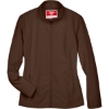 Custom Womens Leader Soft Shell Jacket Sport Dark Brown