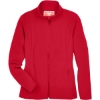 Custom Womens Leader Soft Shell Jacket Sport Red