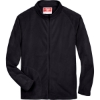 Custom Mens Campus Microfleece Jacket Black