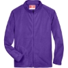 Custom Mens Campus Microfleece Jacket Sport Purple