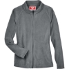 Custom Womens Campus Microfleece Jacket Sport Graphite