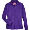 Custom Womens Campus Microfleece Jacket Sport Purple