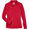 Custom Womens Campus Microfleece Jacket Sport Red