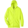 Custom Unisex Zone HydroSport™ Heavyweight Full-Zip Hooded Sweatshirt Safety Yellow