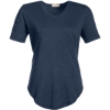 Custom Womens Longline T-Shirt Classic Navy