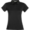 Custom Womens Air Lightweight Polo Black
