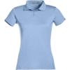 Custom Womens Air Lightweight Polo Polar Heather