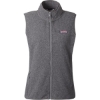 Custom Womens Harbor Fleece Vest Charcoal Heather