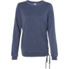 Custom Women’s Enzyme-Washed Rally Crewneck Sweatshirt Navy