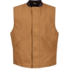 Custom Mens Blended Duck Insulated Vest Brown Duck