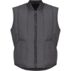 Custom Mens Quilted Vest Charcoal
