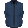 Custom Mens Tall Quilted Vest Navy