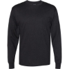 Custom Unisex Workwear Long Sleeve Pocket T-Shirt Black