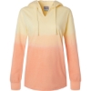 Custom Womens French Terry Ombré Hooded Sweatshirt Sunray/ Creamsicle