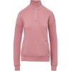 Custom Womens Cloud Fleece Quarter-Zip Sweatshirt Orchid Ice