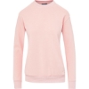 Custom Womens Raelynn Cloud Fleece Crewneck Sweatshirt Cameo Pink