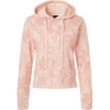 Custom Womens Maddie Floral Print Hooded Sweatshirt Cameo Pink