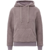 Custom Womens Starla Sherpa Hooded Pullover Smokey Taupe